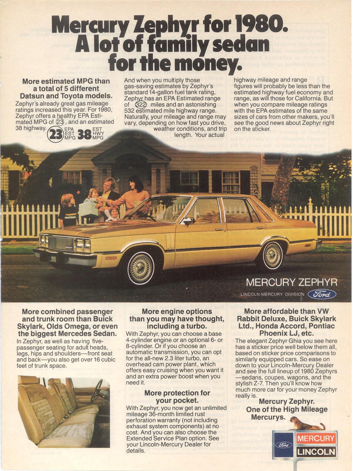 1980 Mercury Auto Advertising
